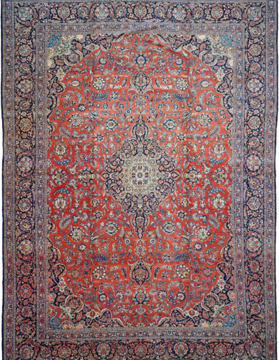 Antique Persian Kashan 10'6" x 14'6"