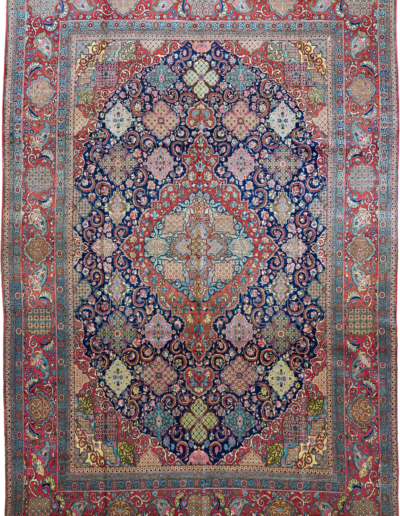 Antique Persian Kashan 8'9" x 13'