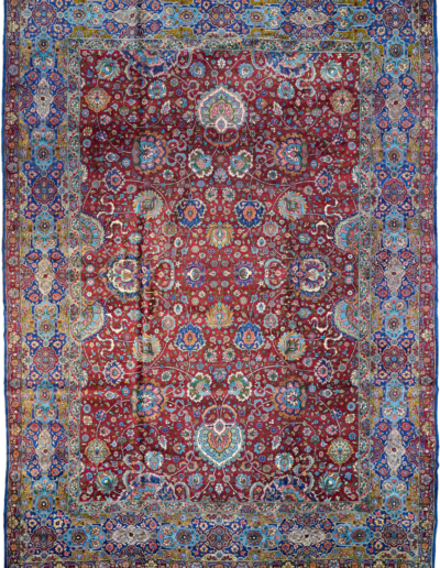 Antique Persian Kashan Dabir 10'2" x 14'2"