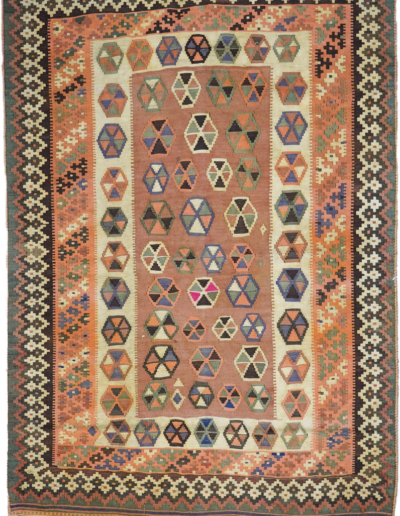 Qashgai Kilim 4'4" x 7'3"