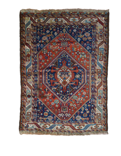 Antique Persian Khamseh 3'7" x 4'10"